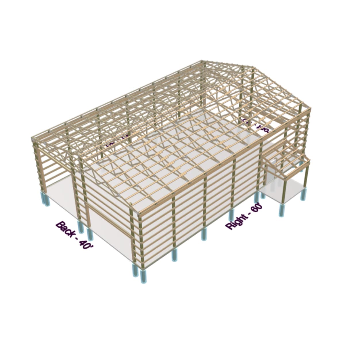 Hillsdale 40x60 Shop - Shop in Hillsdale, OK